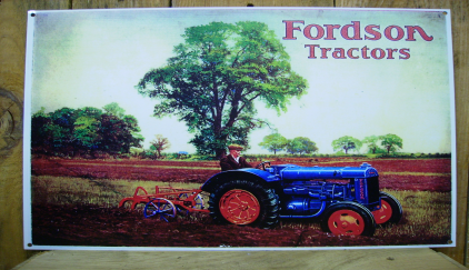 281 - Fordson Tractors Blue Horizontal